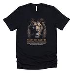 Love in Faith | Men of Faith | Christian T-Shirts for Men | Faith-Based Apparel | Christian Gifts, Black, Small