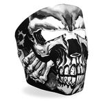 Hot Leathers Assassin Printed Neoprene Face Mask (Black)