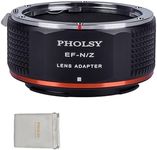 PHOLSY Lens Mount Adapter Manual Focus: Compatible with Canon EF (EF-S) Lens to Nikon Z Camera Body