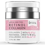 Retinol Face Moisturizer with Collagen & Hyaluronic Acid - Instant Face Lift Cream, Neck Cream for Tightening and Firming, Anti Aging Face Cream for Women and Men, 50ml