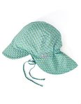 Hatley Boy's Reversible Sun Hat, Deep-Sea Sharks, Small (12-18 Months)