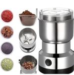 Etekcity Grinder Machine for Kitchen Mixer Grinder Multi Functional Coffee Herbs Spices Nuts Grain Seasonings Spices Mill Powder Machine Stainless Steel Mixie for Kitchen