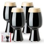 Spiegelau 4991381 Stout Craft Beer Glasses (Set of 4), Clear