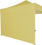 COOSHADE Instant Canopy SunWall 12x12 Canopy SideWall for Pop up Canopy Tent, 1 Pack Sidewall Only, Beige