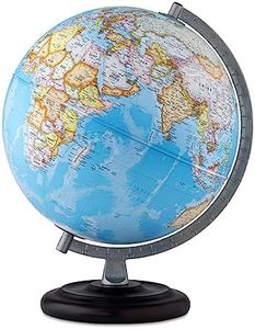Waypoint Geographic World Globe - Geographic Mariner 12” Desk Decorative Globe with Stand, up to Date World Globe