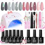 Beetles Gel Nail Polish Kit 48W Led