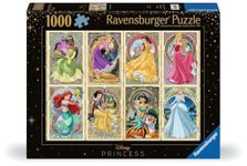 Ravensburger Disney Art Nouveau Princess 1000 Piece Jigsaw Puzzle for Adults - 12000497 - Handcrafted Tooling, Made in Germany, Every Piece Fits Together Perfectly