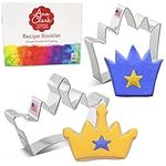 Crown Cookie Cutters 2-Pc Set Made 