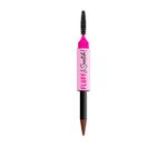 NYX Professional Makeup Fluff & Snatch Brow Powder Pen, 24H Longwear Cream-to-Powder Eyebrow Tint, Smudge-Proof & Transfer-Resistant Soft Matte Finish, Diffused Natural, Shade: 04