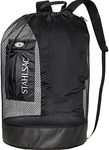Stahlsac Bonaire Mesh Backpack: Big 142L size, ideal for dive gear, dry pockets, BLACK