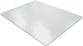 Floortex Chair Mat Anti-Slip for Carpet Tiles and Hard Floors Polycarbonate Clear, 89cm x 119cm