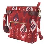 Browning Concealed Carry Purse, Premium Holstered Handbag with Safety Locking Option, Catrina (Merlot Ikat)