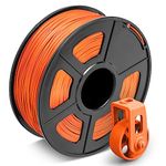 SUNLU ABS Filament 1.75mm for FDM 3D Printer, 1KG(2.2LBS) ABS 3D Filament Accuracy +/- 0.02 mm, Orange