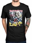 Official Iron Maiden Final Number of The Beast #1 T-Shirt Rock Metal Hermit Vortex Black