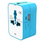 rts Universal Travel Adapter with Type C, 3 in 1 Universal Adapter Plug, Travel Accessories with 1 USB, 1 USB-C with 2.4A, Travel Adaptor International All in One Ports for Phone, Laptop, Mobile