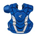 Easton Gametime Baseball Catchers Chest Protector Youth Royal 2020 NOCSAE Commotio Cordis Foam Impact AB Foam for Rebound Control BIODRI Liner 4 Point Strap System for Superior Fit, Royal/Silver (8064953)