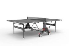 STAG GLOBAL Stealth (2023 Edition) Performance Table Tennis (T.T) Table| Full Size Professional Table with Quick Easy Setup| Single Player Playback Mode (1 Table Cover,2 TT Rackets,3 Balls)-NewLaunch