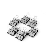 Bambalio 51mm Binder Clip Black (Pack of, 12)