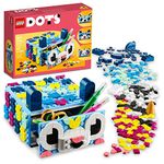 LEGO Dots Creative Animal Drawer 41805 DIY Craft Kit (643 Pieces), Multi Color