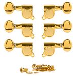 Golden Age Oval Knob 3+3 Tuners, Gold