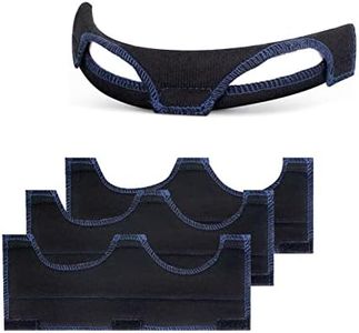 4 Pack Hard Hat Sweatband Washable Helmet Welding Antiperspirant Belt ,Belt Hard Hat Liner ,Hard Hat Accessories Cotton Helmet Comforter Pad (black)