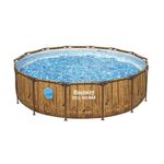 Steel Pro MAX 14' x 42"/4.27m x 1.07m Splashview Round Pool Set