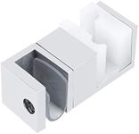 Sliding Door Bottom Guide Holder 304 Stainless Steel Adjustable Anti-Rust Frameless Sliding Glass Door Stopper Bumper Replacement Office Household