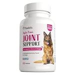 Pawbits 120 Adult Senior Dog Hip & Joint Supplements for Older Mature Dogs. High Strength Green Lipped Mussel Supplement for Elderly Dogs with Stiff Joints - Glucosamine, Vitamin C & E