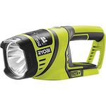 Ryobi RFL180M 5133001636 18 V Cordless Work Light 4000 Lux (1 m) GripZone 340 Pivoting Reflector, Black Yellow