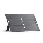 BLUETTI 100W Solar Panel for Portable Power Station EB3A AC2A AC50B AC70 AC180 AC200L Elite 200 V2 AC300 AC500 B300K, Foldable Solar Charger with Adjustable Kickstands for RV, Camping, Blackout