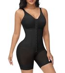 M MYODRESS Fajas Colombianas Moldeadoras BBL Curvy Faja Postparto para Mujer Post Surgery Compression Garment Shapewear, Black, X-Large