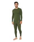 Men's Merino Baselayer Set (LS Shirt + Tights) M Green 1-pack