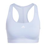 adidas Womens Powerreact Training Medium-Support Bra Blue Dawn SAC