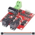 Youmile L298 Dual H Bridge Motor Speed Controller DC Motor Driver DC 6.5V-27V 7A PWM Motor Regulator Board 12V 24V 160W with Optocoupler Isolation,with DuPont Cable