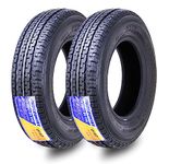 GRAND RIDE Set 2 FREE COUNTRY PremiumTrailer Tires ST175/80R13 8PR Load Range D w/Scuff Guard …