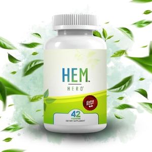 Hem Healer Hemorrhoid Treatment for Hemorrhoid Relief, Reduce Swelling and Inflammation, Soothe Itching, Burning, and Irritation, 100% Safe & Natural, Vegetarian Capsules (42 Capsules)