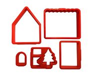 Linic Products UK Made Gingerbread House Cookie Cutter Set (S7865) Free UK Delivery