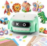 SainSmart Jr. Cardboard Cutter for Kids, Safe DIY Cutting Tool for Crafts | Safe Saw Box Cutter Electric for School Projects & Family Fun, STEM/STEAM Educational Toys Suitable for Kids 3+, Green