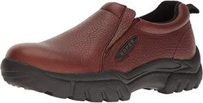 Roper Women's 601 Performance Slip-On,Bay Brown Leather,8.5 M US