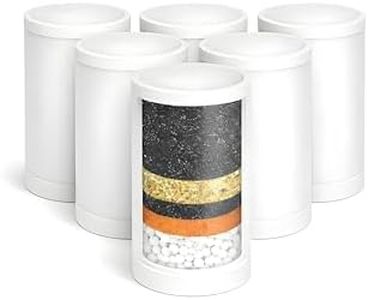 Crystal Quest Faucet Mount Filter Cartridge – Advanced Multi-Stage Filtration for Chlorine, Heavy Metals, VOCs, & More 6-12 Months Lifespan, Easy Tool-Free Installation [Pack of 6]