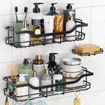 OMAIRA Shower Caddy 3-Pack, Adhesiv