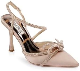 Badgley Mischka Women's Elaine Pump, Warm Nude, 8