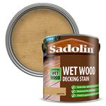 Sadolin Wet Wood Decking Stain 2.5 litre Colour - Light Oak