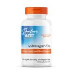 Doctor's Best Ashwagandha Featuring Sensoril, Non-Gmo, Gluten Free, 125 Mg, 60 Veggie Caps