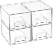 Vtopmart 4 Pack Small Clear Stackab