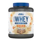 Applied Nutrition Critical Whey Protein Powder 2kg - High Protein Powder, Protein Milkshake, Muscle Building Supplement with BCAAs & Glutamine (2kg - 67 Servings) (Carrot Cake)