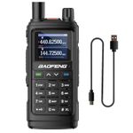 BAOFENG UV-17M 5W Ham Radios Long Range Handheld Two Way Radio Walkie Talkies with USB-C Cable,1800mAh Li-ion Battery,NOAA,VOX (Black)