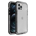 LifeProof NEXT SERIES Case for iPhone 12 & iPhone 12 Pro - BLACK CRYSTAL (CLEAR/BLACK)