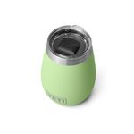 YETI Rambler 10 oz Wine Tumbler, Vacuum Insulated, Stainless Steel with MagSlider Lid, Key Lime