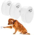 Mighty Paw Smart Bell 2.0 - Dog Doorbell for Potty Training - Super-Light Press Button with Smart Light Bell for Dog Communication- Includes 2 Activators - White Color - Doggy Doorbell - Bell Door